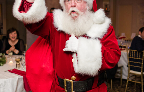 A Christmas-themed wedding at Olde Mill Inn in Basking Ridge, New Jersey.