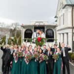 The wedding of Santa Showed Up at This Wedding That Looked Like a Hallmark Christmas Movie A Christmas-themed wedding at Olde Mill Inn in Basking Ridge, New Jersey. Gallery 1