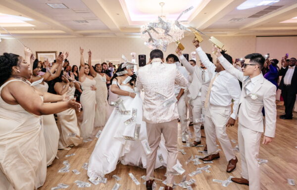 A Crystal Ballroom wedding.