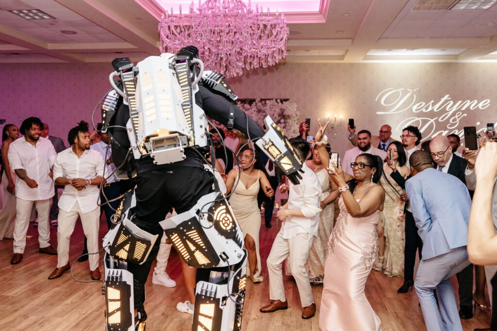A Crystal Ballroom wedding.