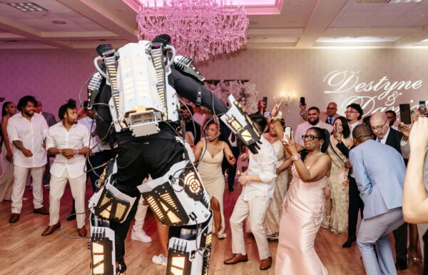 A Crystal Ballroom wedding.