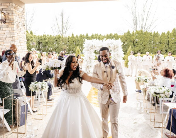 A Crystal Ballroom wedding.