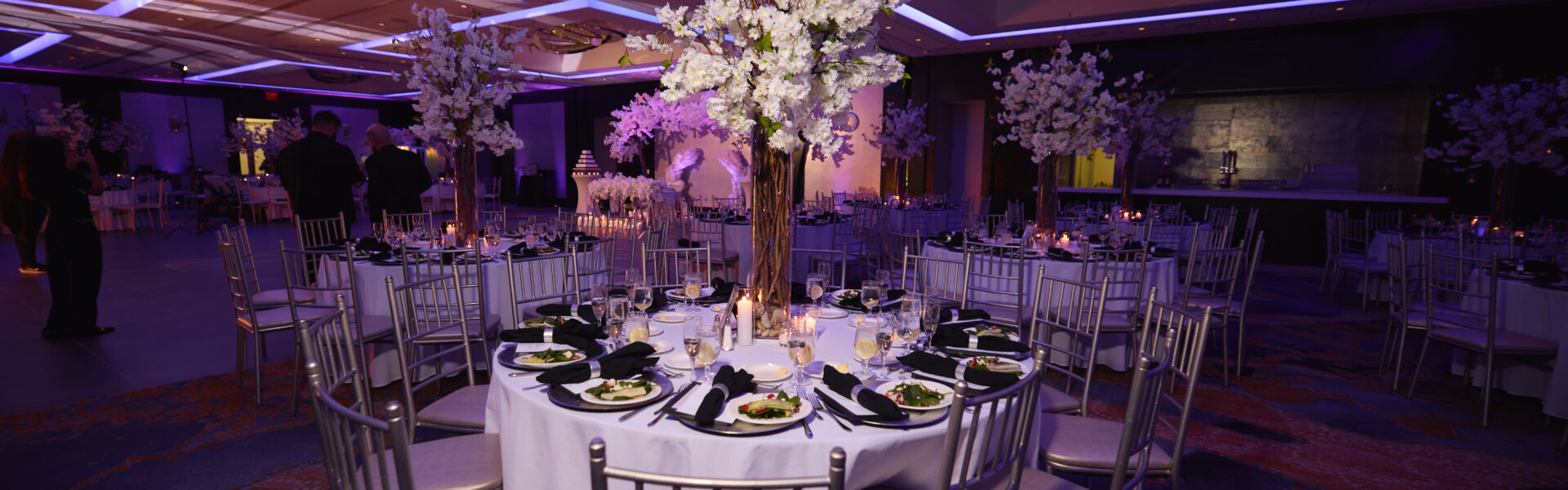 Cherry Blossoms, Candlelight & a First Dance on a Cloud at the Sheraton Grand Ballroom in Eatontown