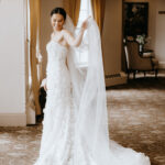 The wedding of Tons of Warm Candlelight & All-White Florals at This Cozy Winter Wedding at Olde Mill Inn A wedding at the Olde Mill Inn in Basking Ridge, New Jersey. Gallery 2