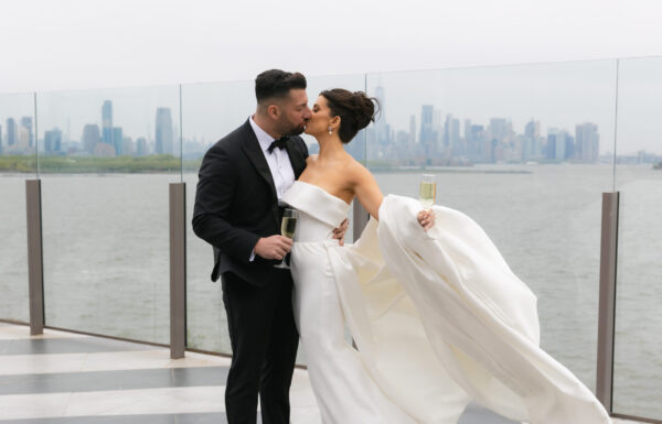 The wedding of Live Entertainment Plus a DJ Paired With Stunning NYC Views at This Hudson House Wedding A wedding at Hudson House in New Jersey. Gallery 16