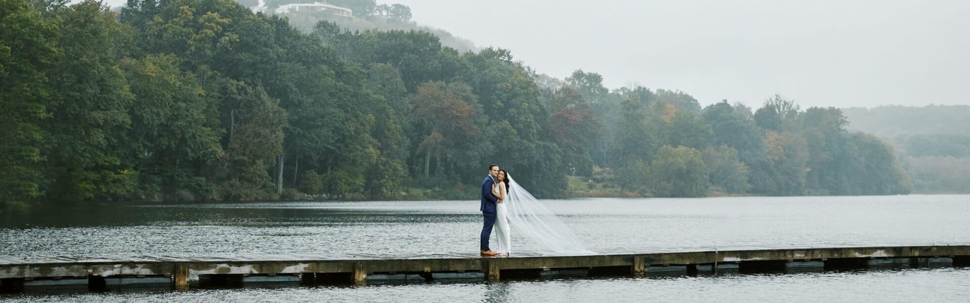 A Lakeside Wedding With a Simple and Serene Vibe