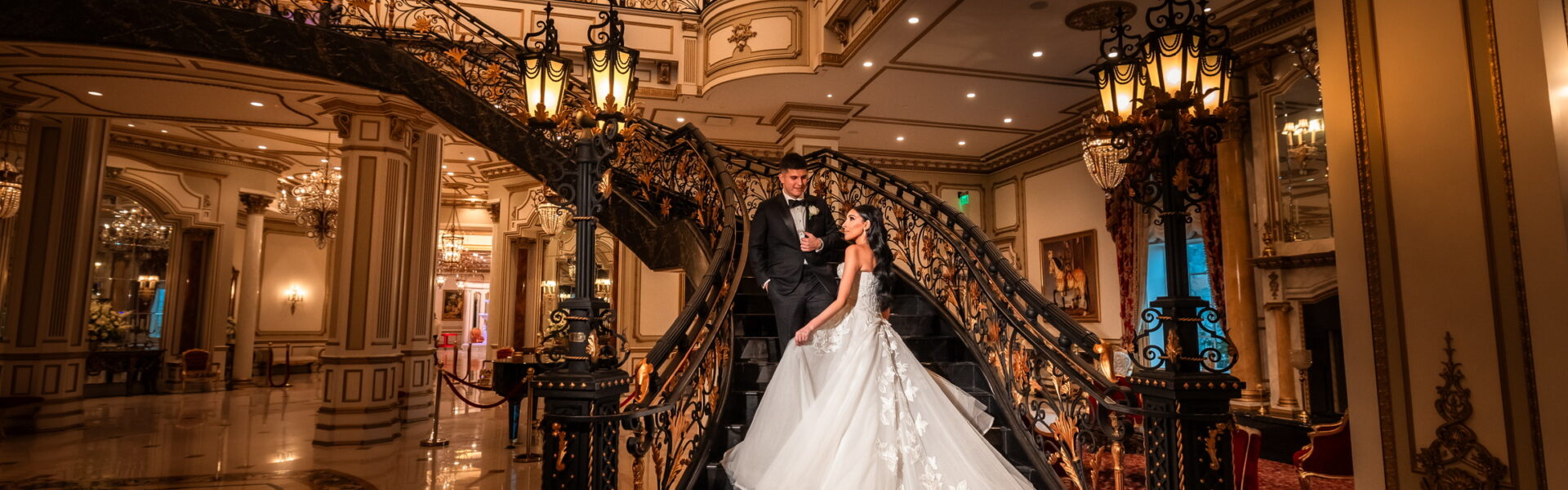 A Black-Tie Wedding That Was Like ‘Stepping Into a Fairytale’