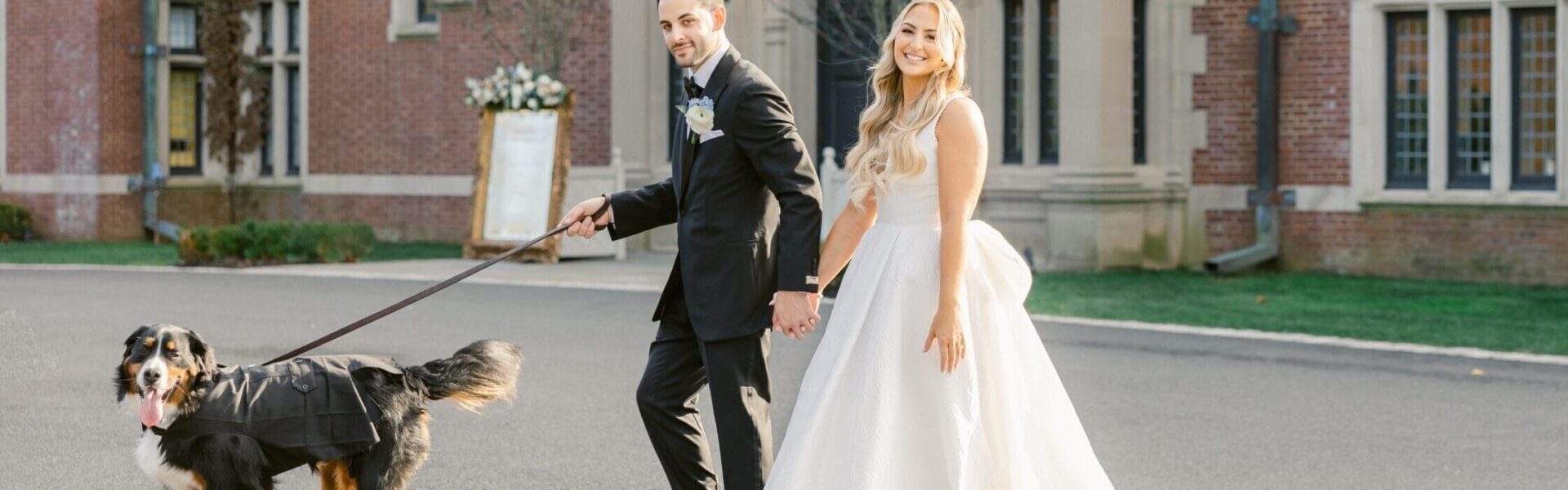 This Couple’s Dog Played a Special Role in Their Stunning Natirar Wedding