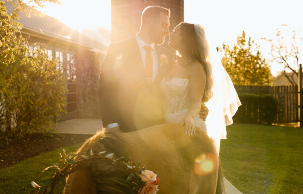 A rustic wedding at Johnson's Locust Hall Farm in NJ.