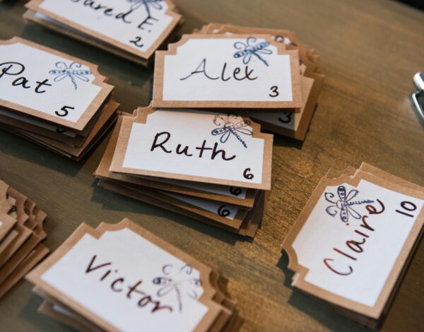 Unique wedding decor.