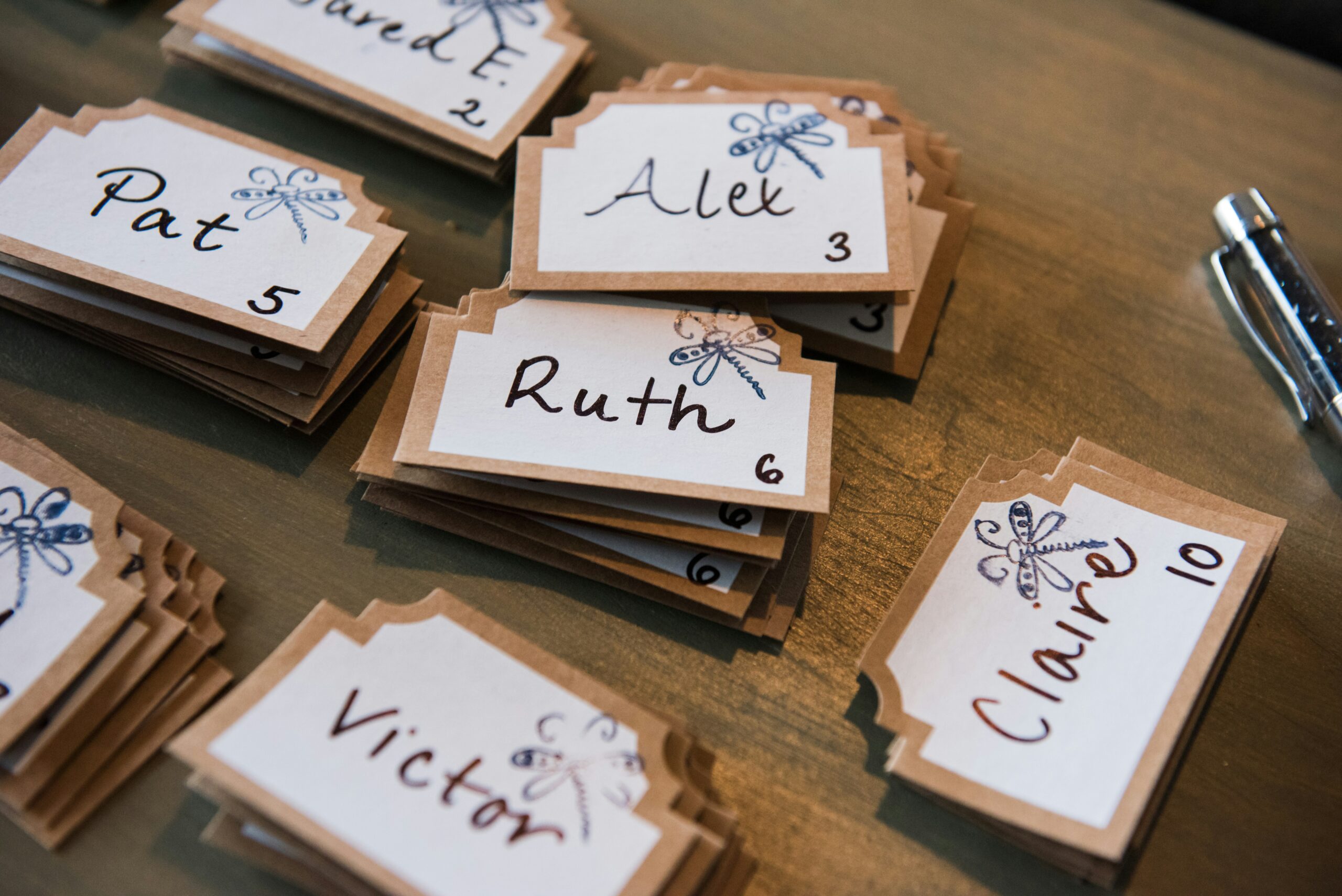 Unique wedding decor.