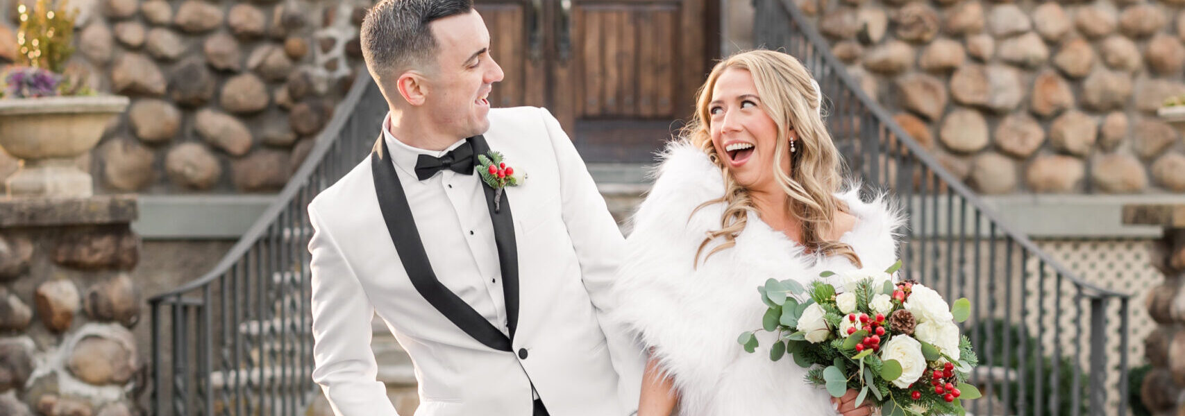 Santa Showed Up at This Wedding That Looked Like a Hallmark Christmas Movie