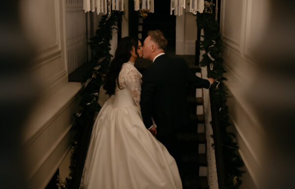Ballroom wedding at the Park Savoy Estate at Florham Park NJ with tons of Irish details like a green cake, Guinness station and Irish step dancers.