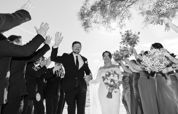 A Lake Mohawk Country Club wedding.