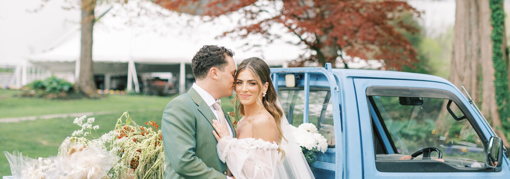 High School Sweethearts Hold an Enchanted Garden Wedding