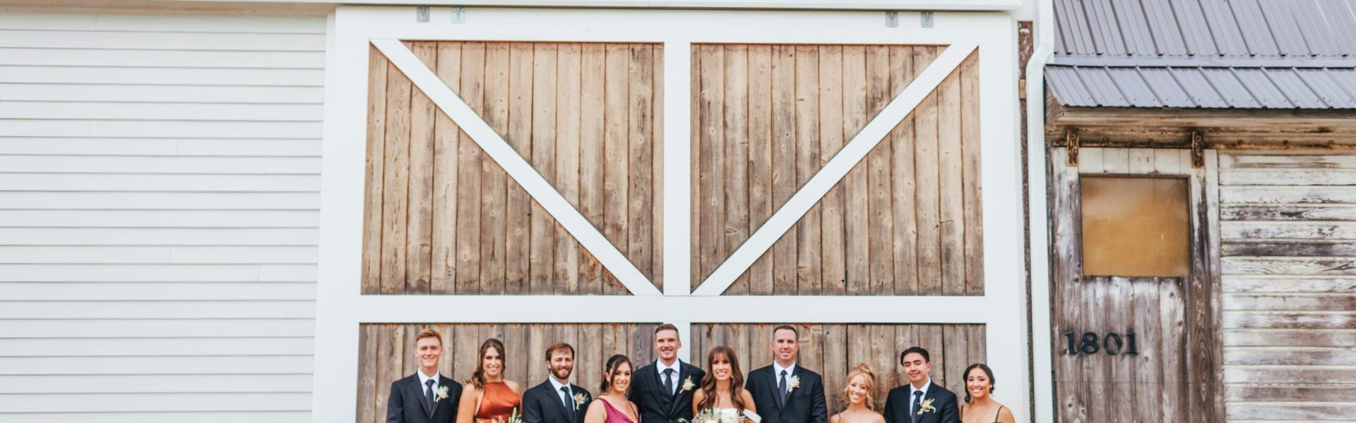 A Modern Rustic Wedding Where the Guests Arrived By Tractor and Enjoyed a S’mores Bonfire