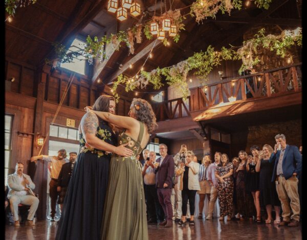 A wedding at the Water Witch Club.