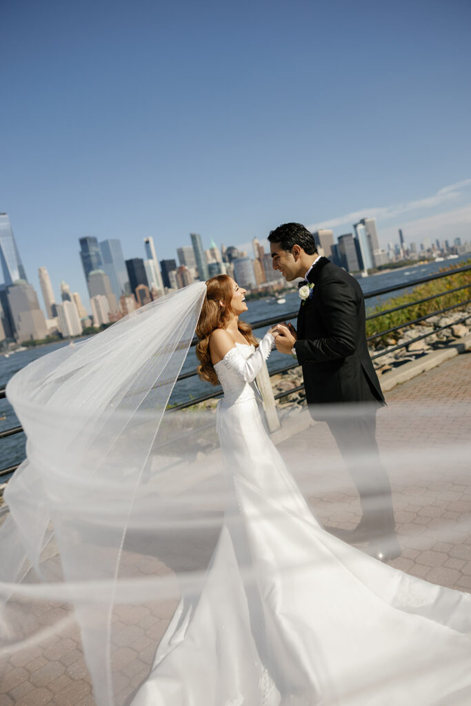 A wedding at Liberty House in Jersey City NJ.