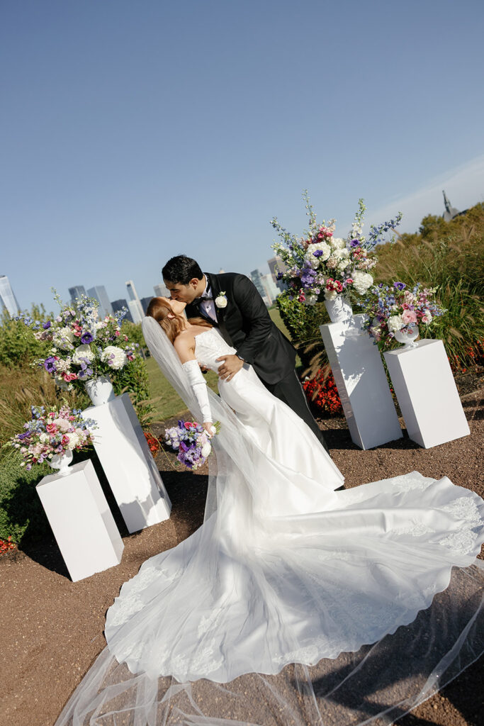 A wedding at Liberty House in Jersey City NJ.