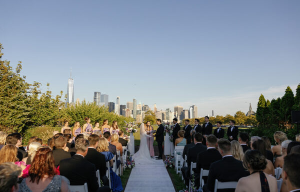 A wedding at Liberty House in Jersey City NJ.