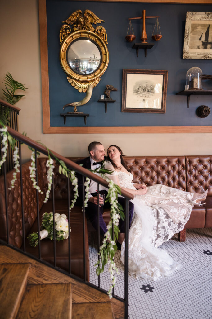 Justin and Elaine's $20K restaurant wedding reception at Cross and Orange Asbury Park