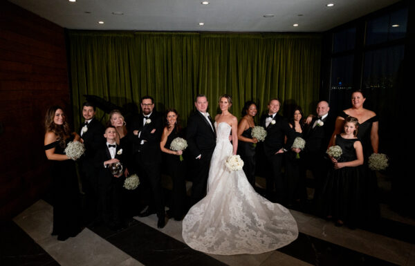 A Candlelit Winter Wedding With Stunning NYC Views at Hudson House