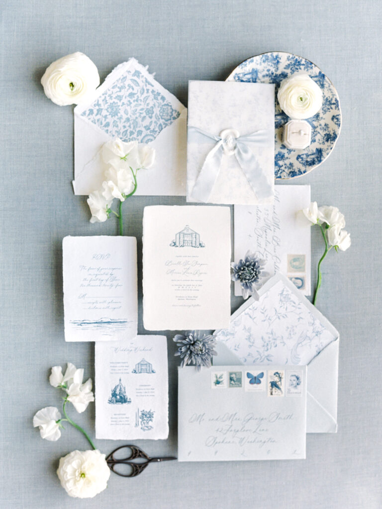 5 Something Blue Ideas, From Stationery to Shoes