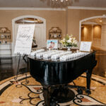A Black-Tie Summer Wedding With Lemon Sorbet-Colored Bridesmaid Dresses & Handmade Favors at Mansion at Mountain Lakes