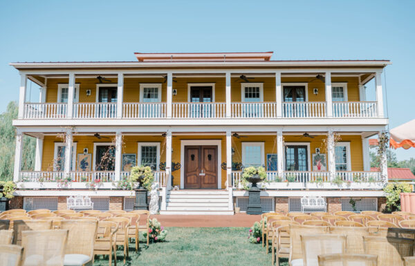 A wedding at Willow Creek Winery in West Cape May NJ.