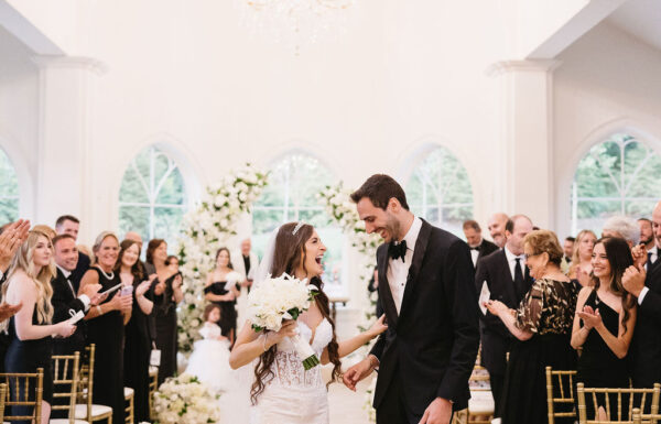 All-Black Dress Code, All-White Florals & Three Dress Changes at Nanina’s in the Park