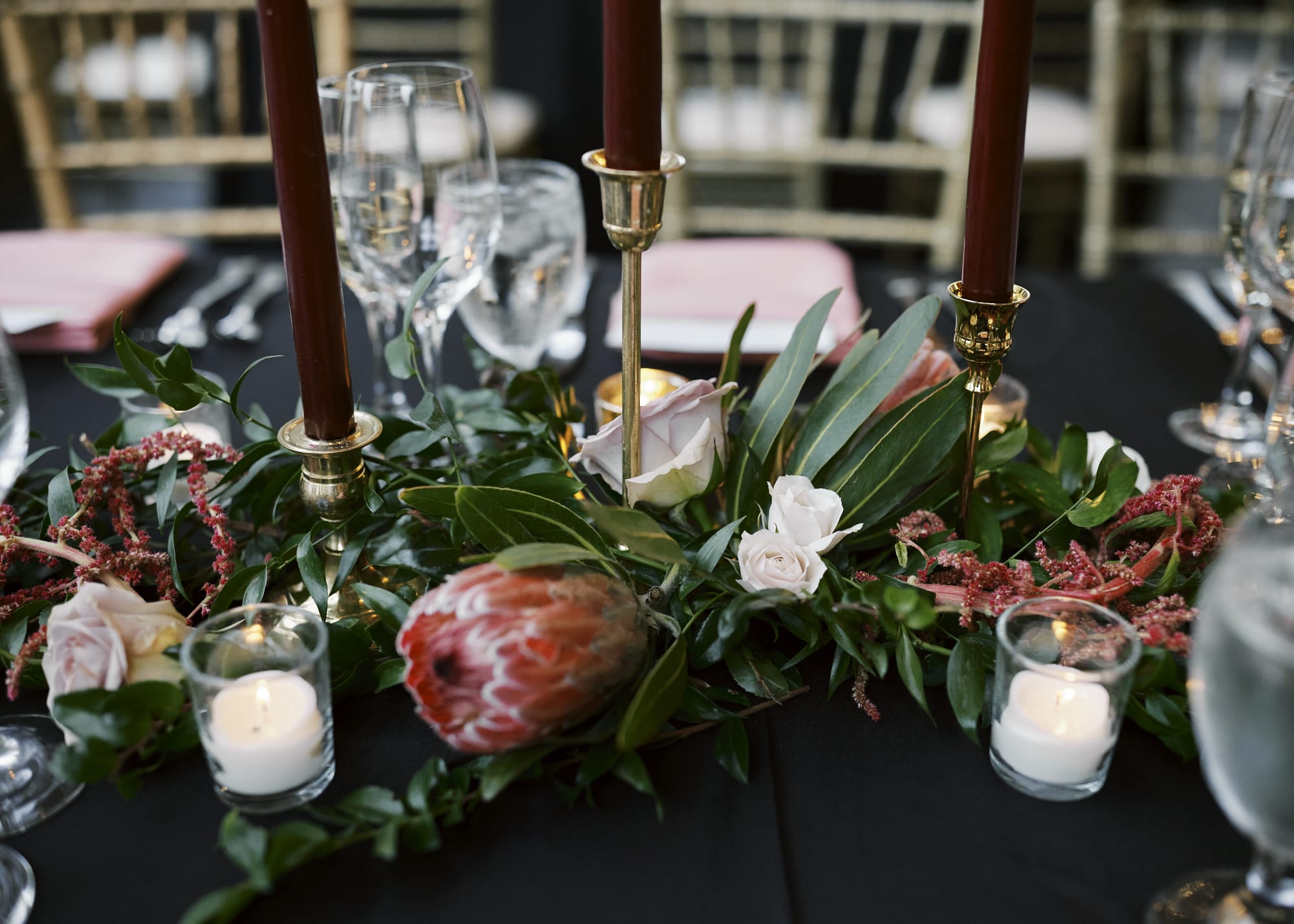 A gothic-inspired wedding.