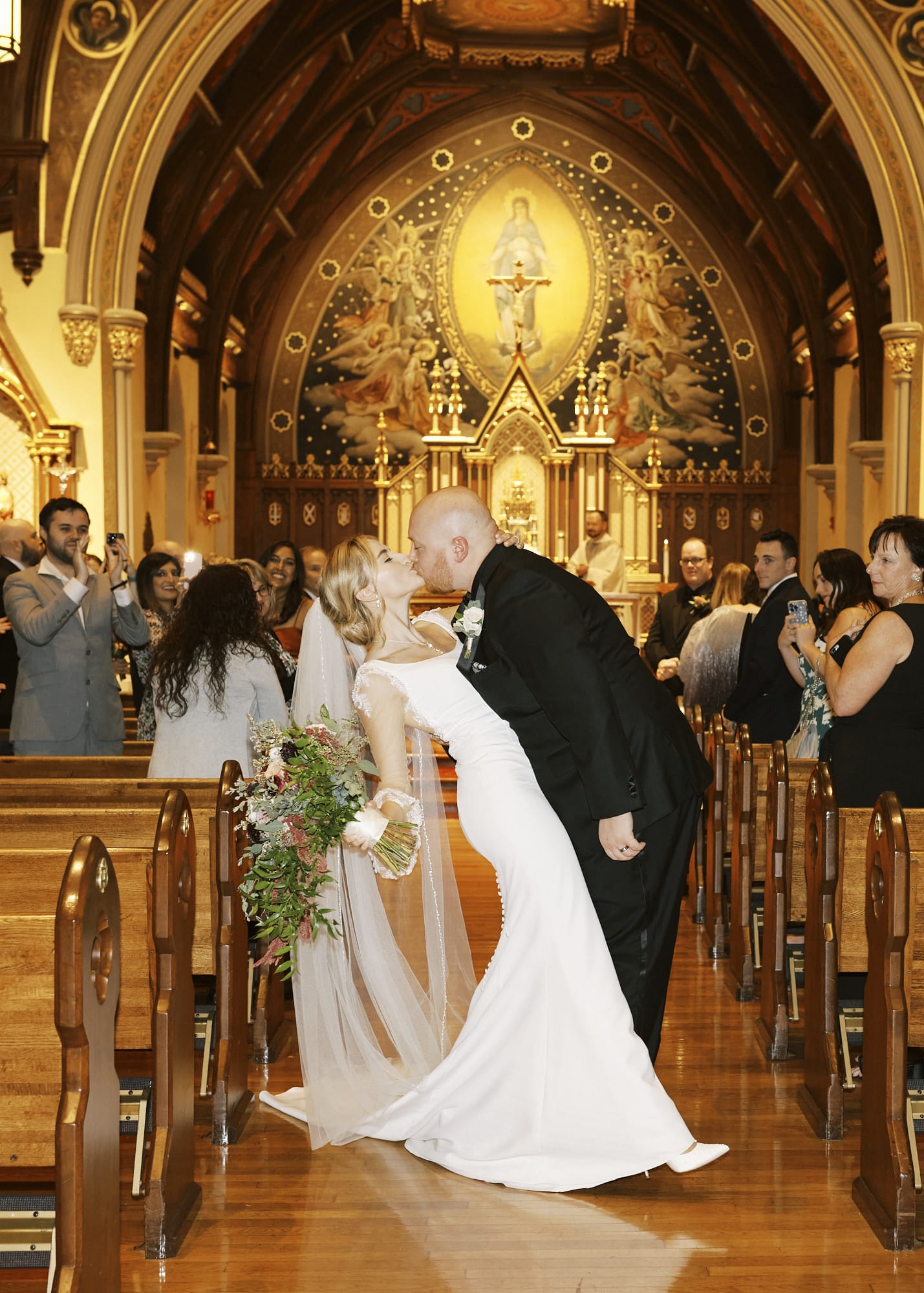 A gothic-inspired wedding.