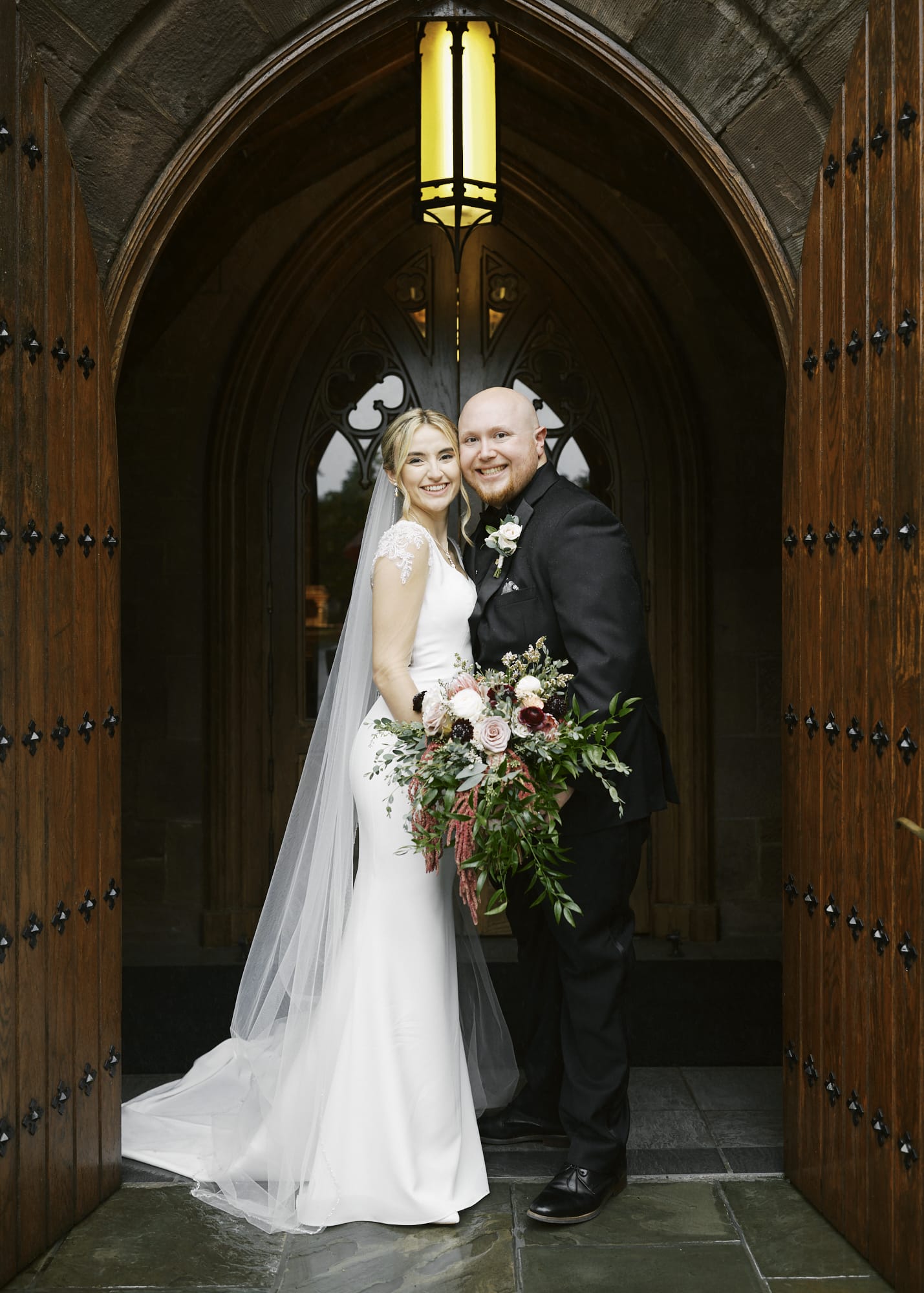 A gothic-inspired wedding.