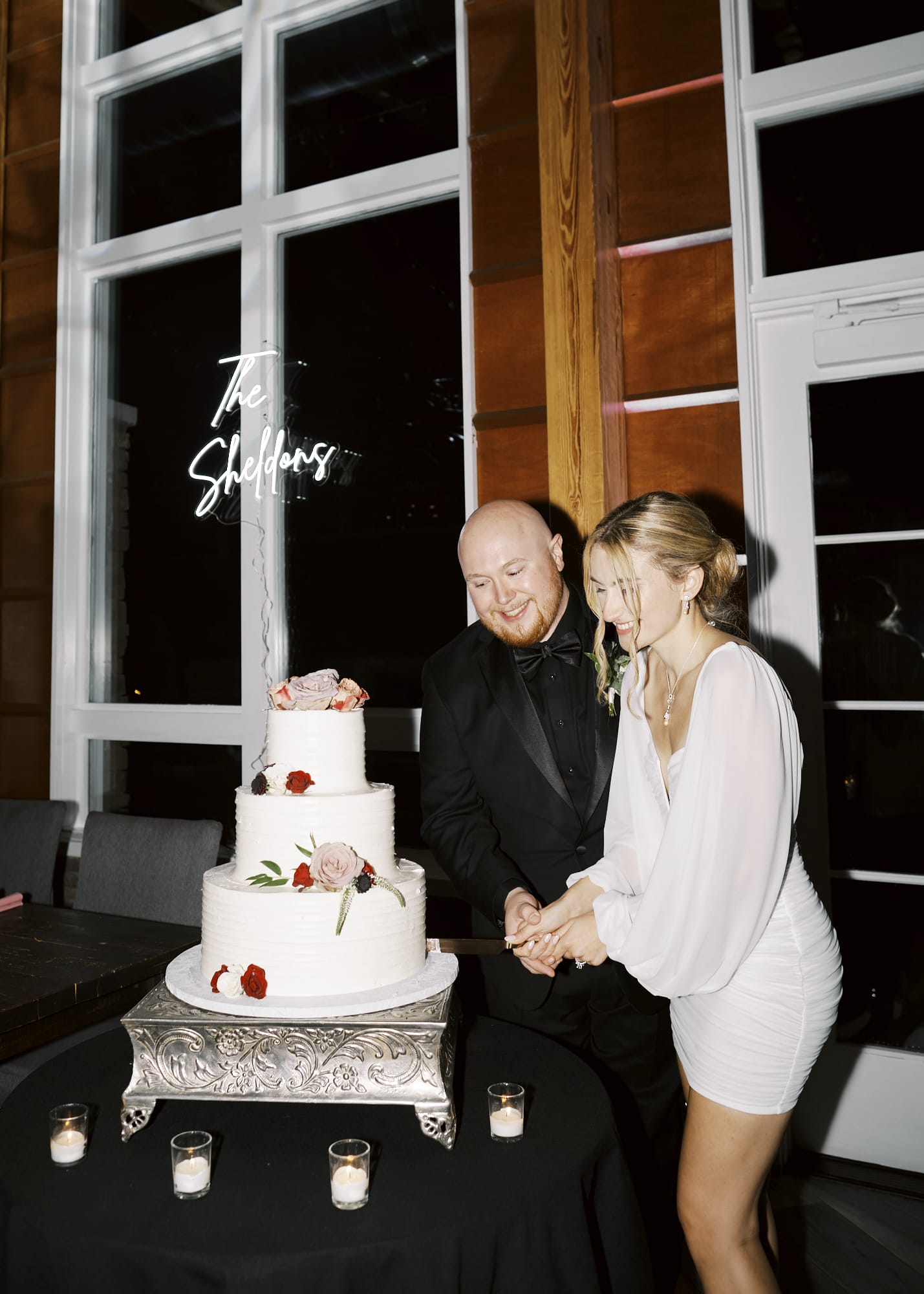 A gothic-inspired wedding.