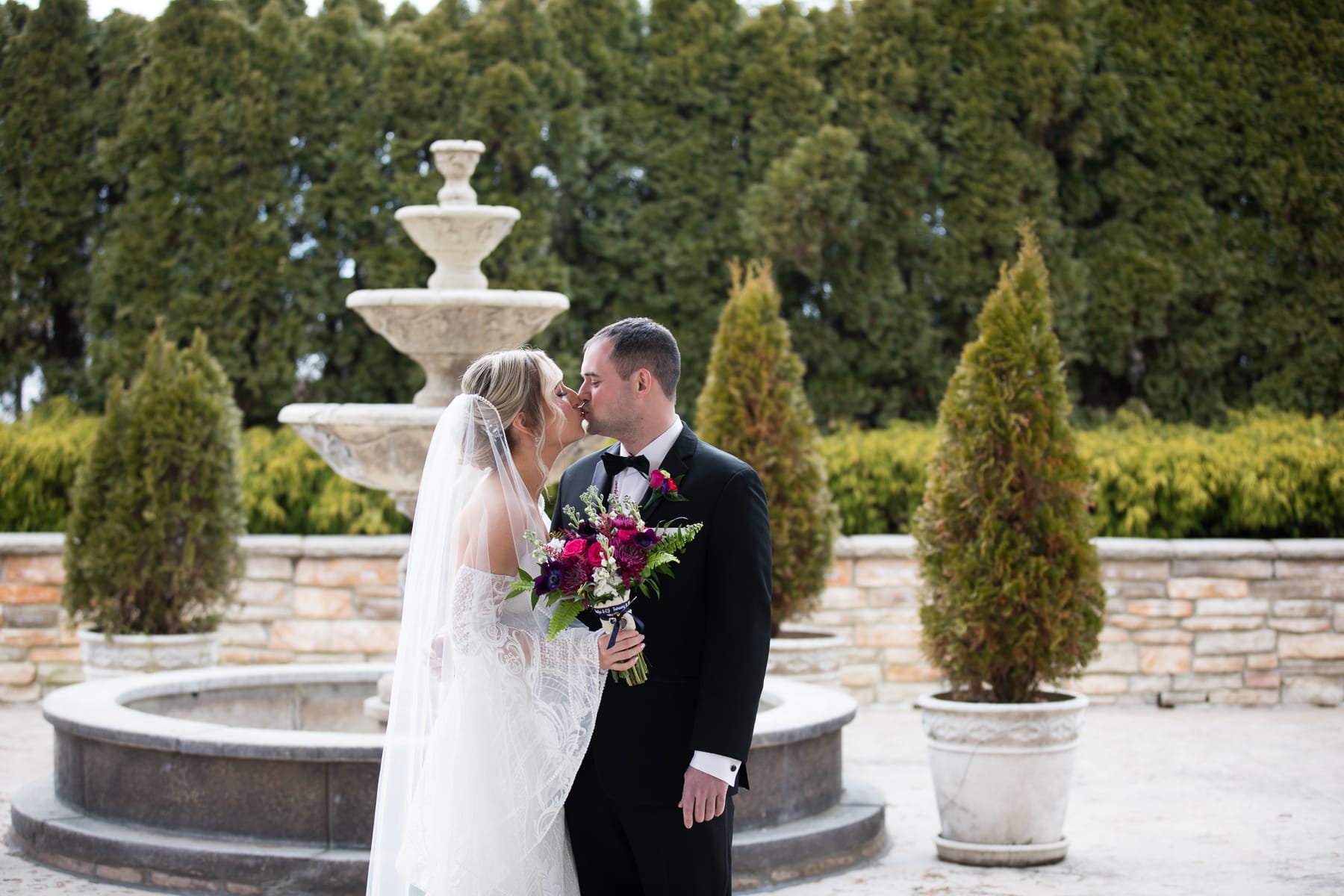 A Crystal Ballroom wedding.