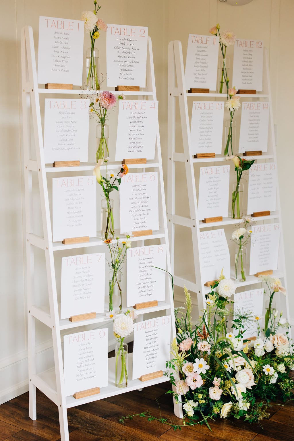 An elegant wedding at Linwood Country Club with a pastel palette.