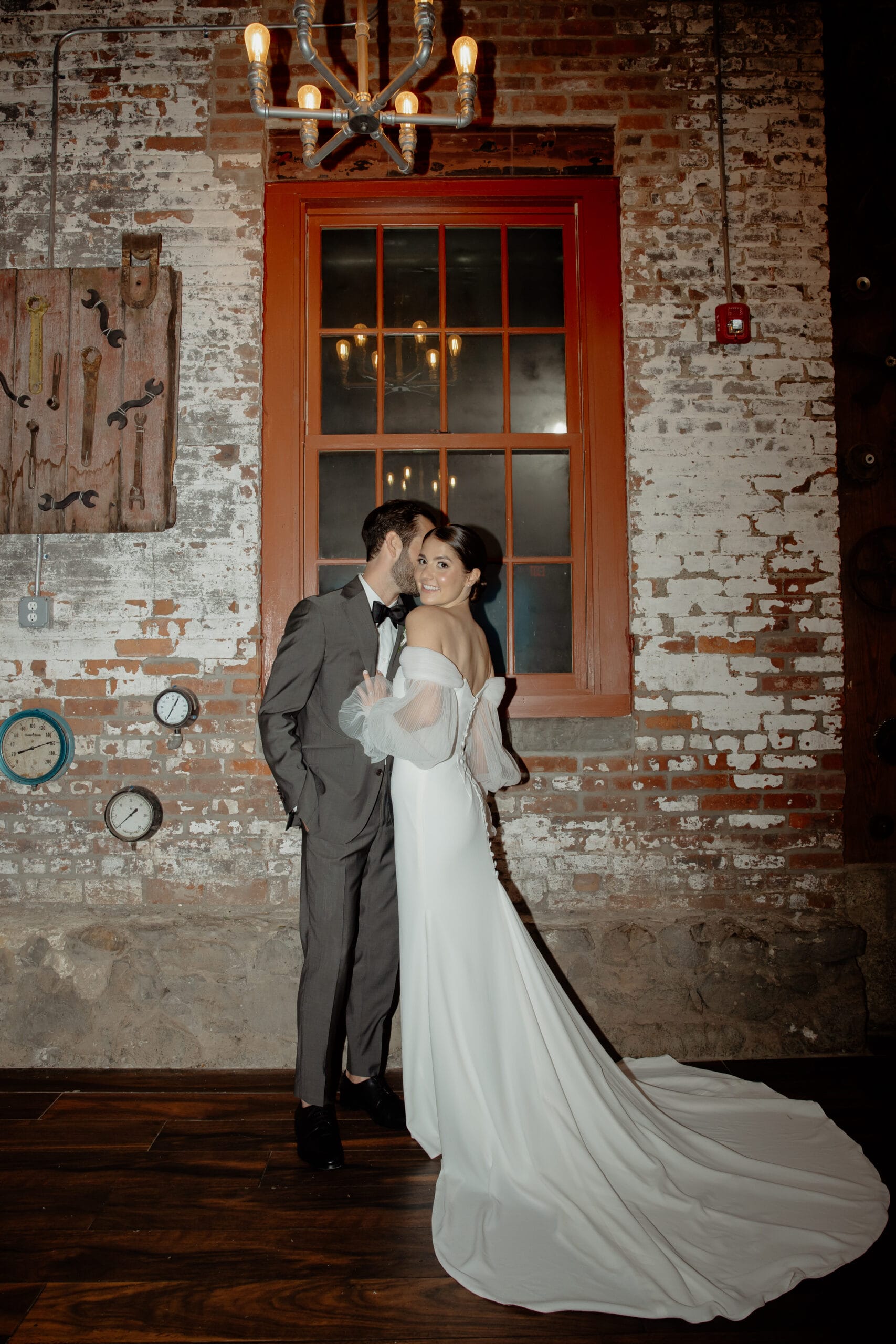 A wedding at City Winery Hudson Valley that leaned into the stunning vineyards and industrial aesthetic.