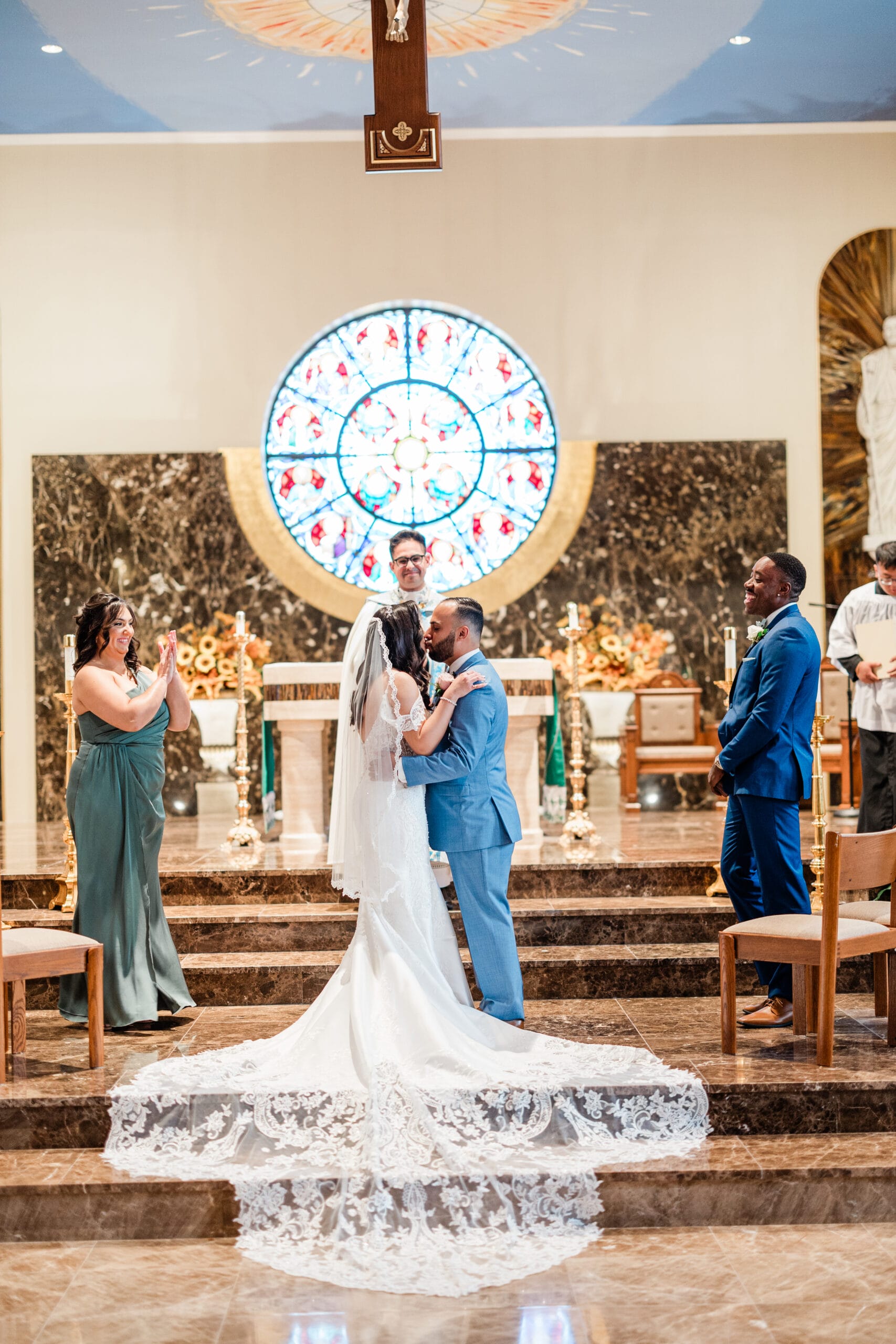 A wedding at Brooklake Country Club.