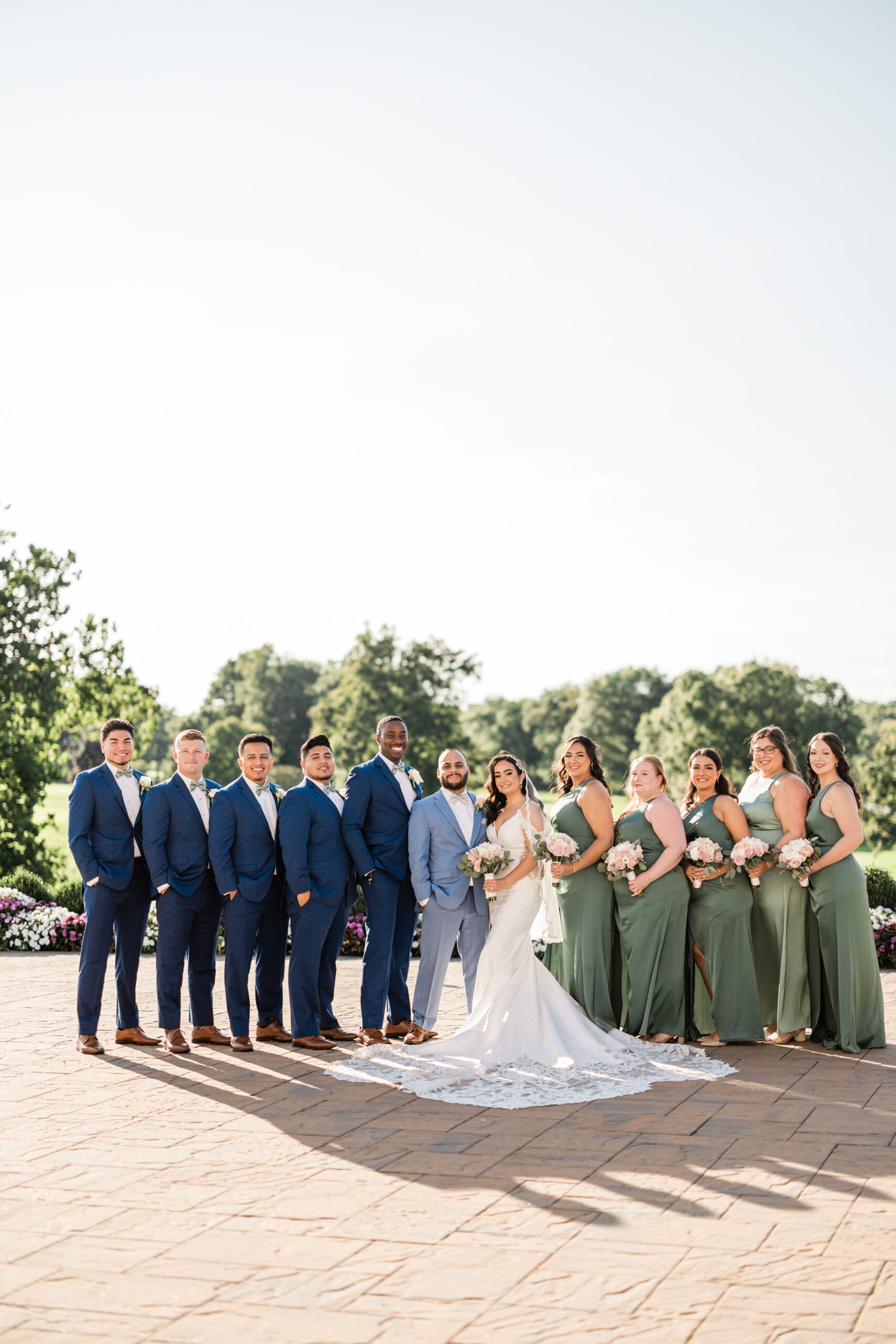 A wedding at Brooklake Country Club.